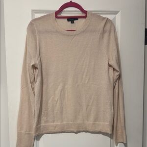 J. Crew Cream Crew Neck Sweater